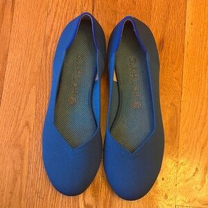 Rothy's Women's Blue Slip-On Ballet Flats